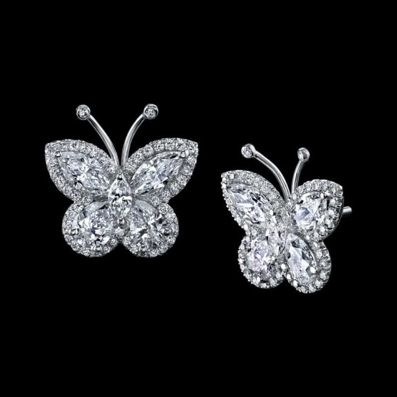 Butterfly Diamond Earrings