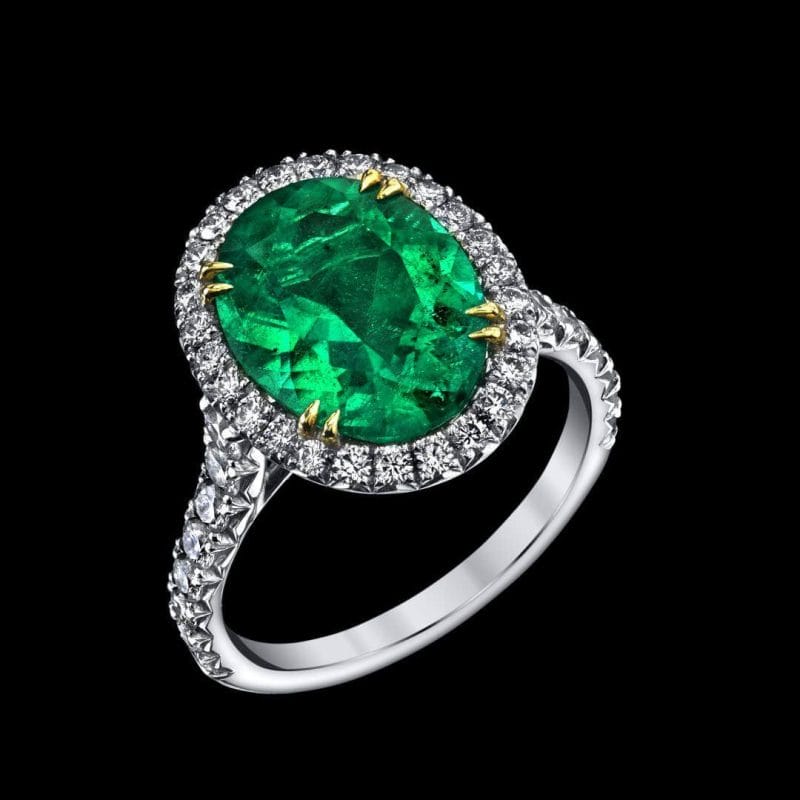 Certified Oval Emerald