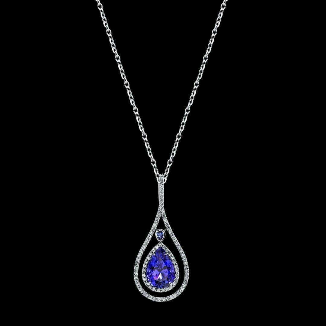 HP5546 – Tanzanite Pendant – Hubert Jewelry – Fine Diamonds and Gemstones