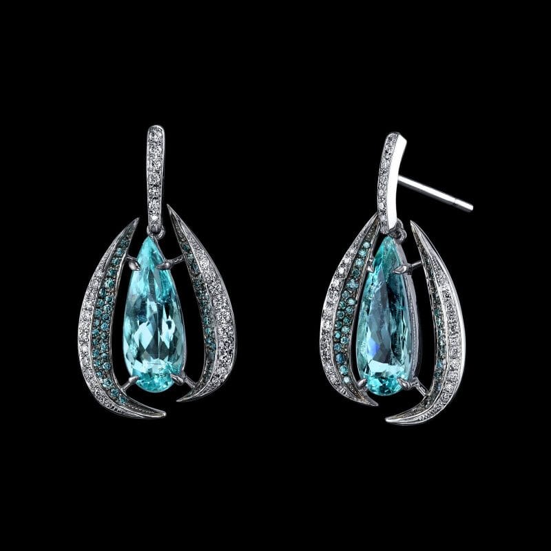 Neon Paraiba Earrings