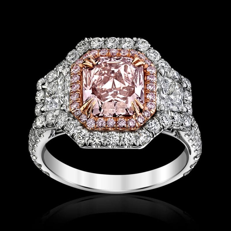 Fancy Pink Diamond Ring