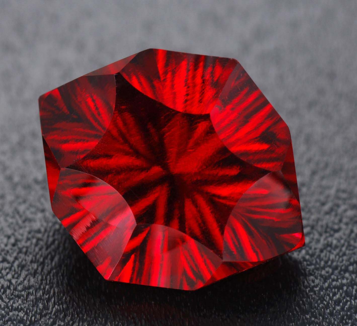 red beryl pendant