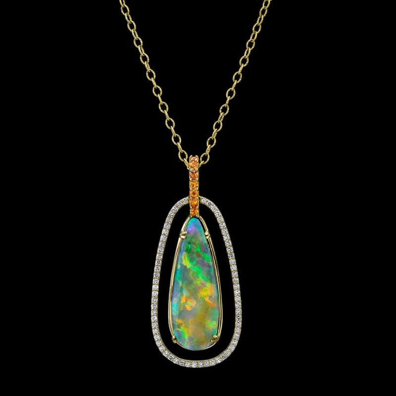 Australian Bolder Opal Pendant