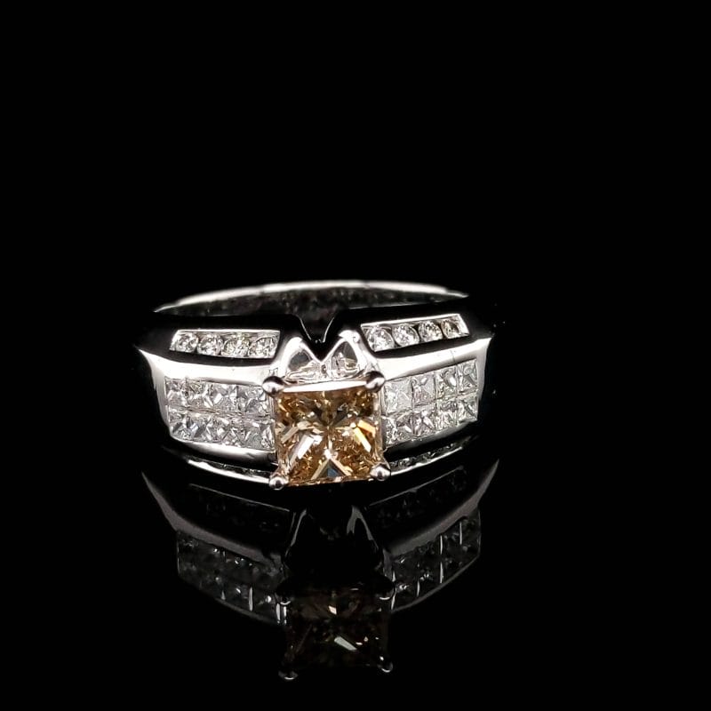 Champagne Diamond Ring