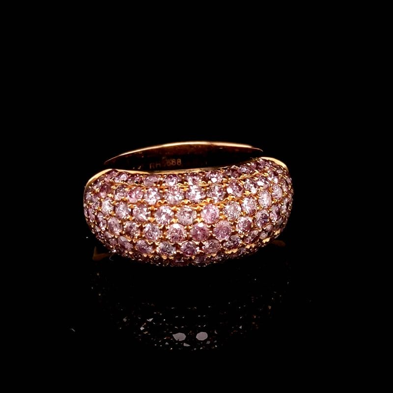 Pink Diamond Ring