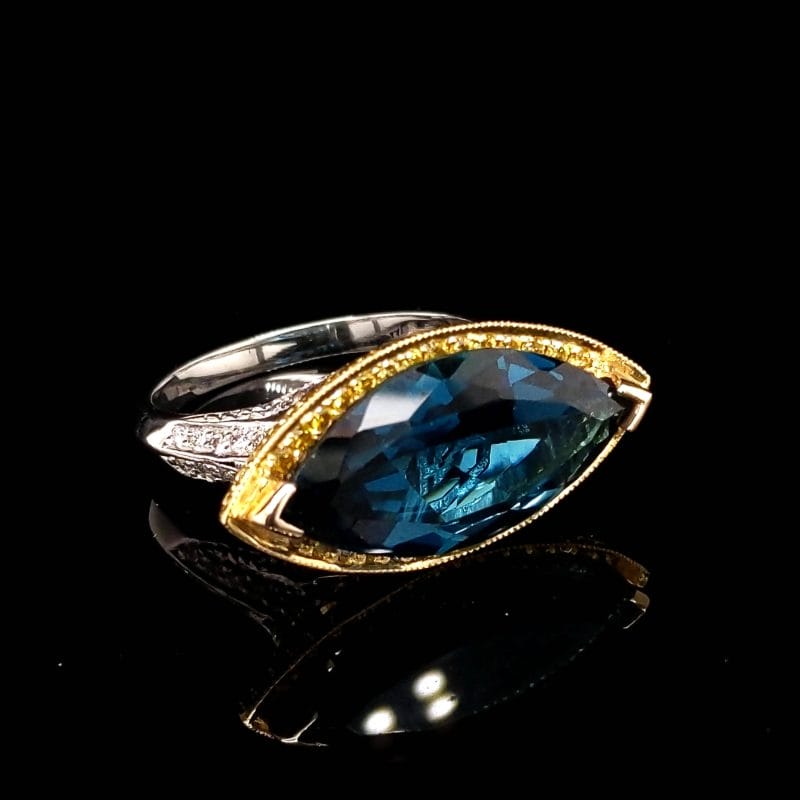 Blue Topaz Ring