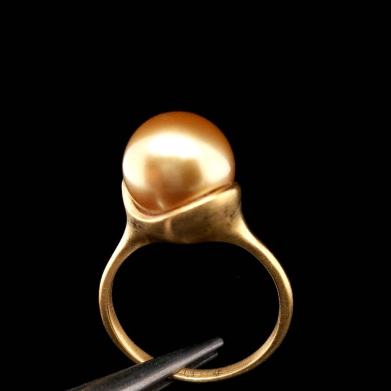 Golden Pearl Ring