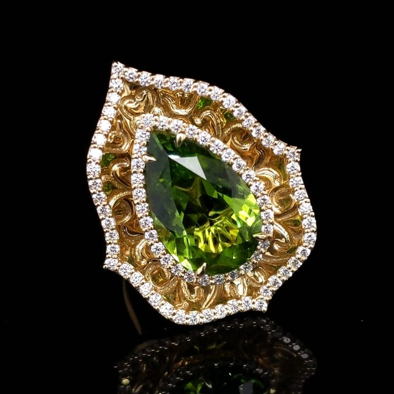 Apple Green Peridot