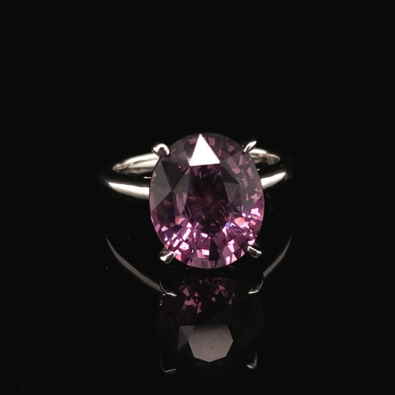 Purple Spinel Ring