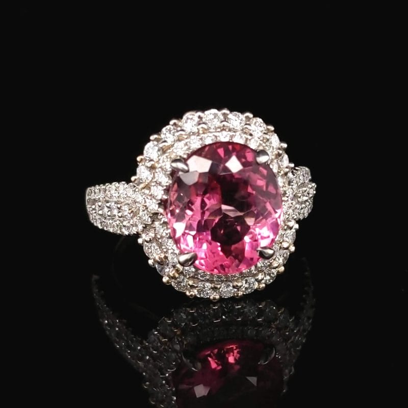 Rubellite Tourmaline Ring