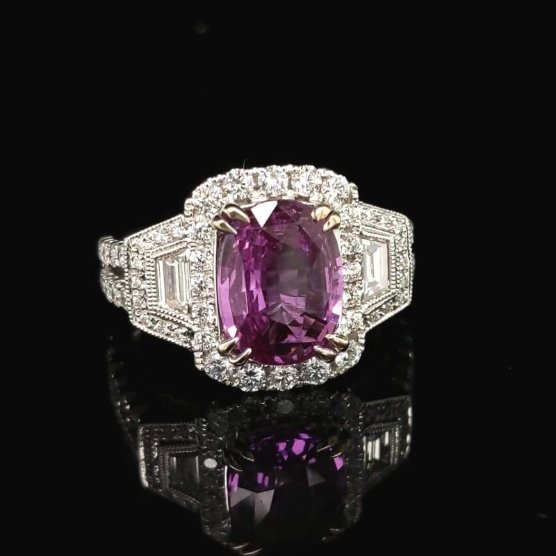 Purple Sapphire Ring