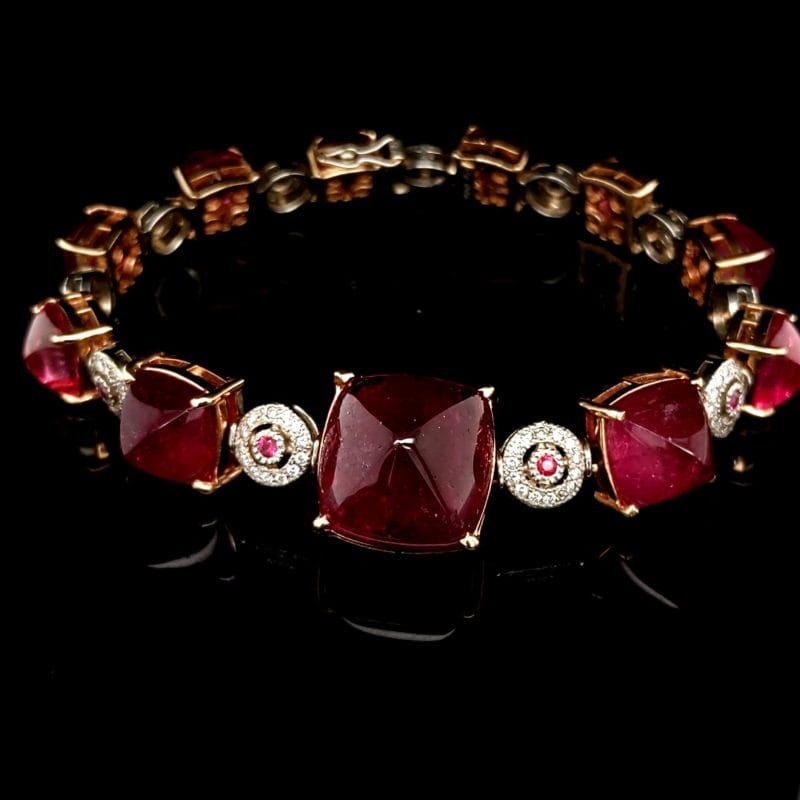 Rubellite Bracelet