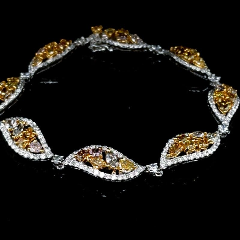 Color Diamond Bracelet