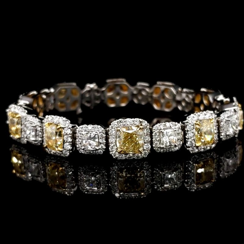 Fancy Color Diamond Bracelet