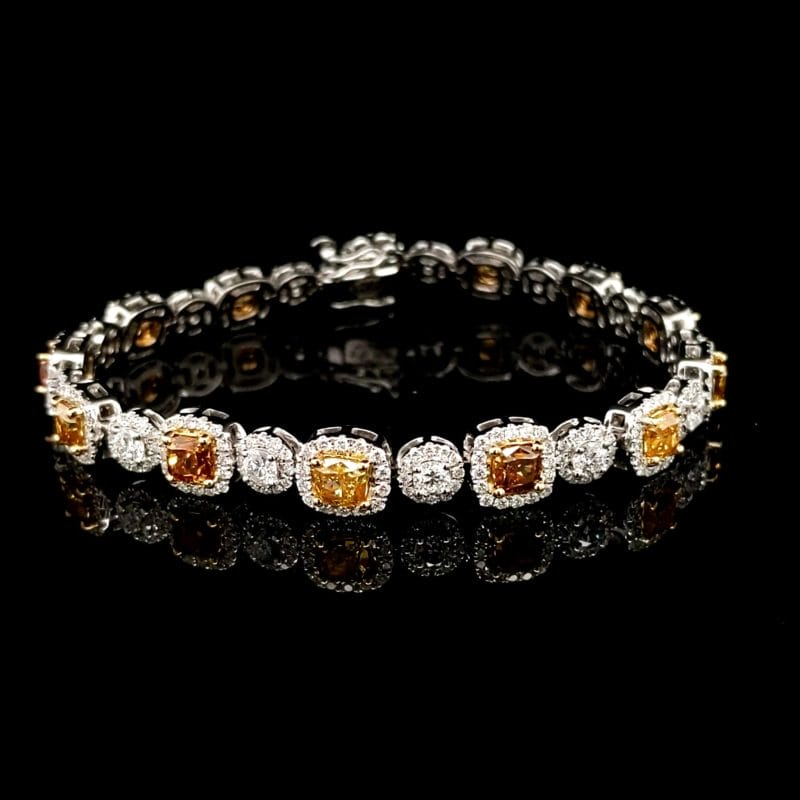Fancy Diamond Bracelet