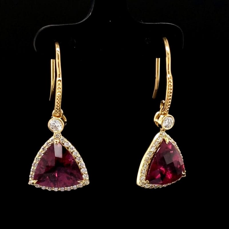 Rubellite Earrings