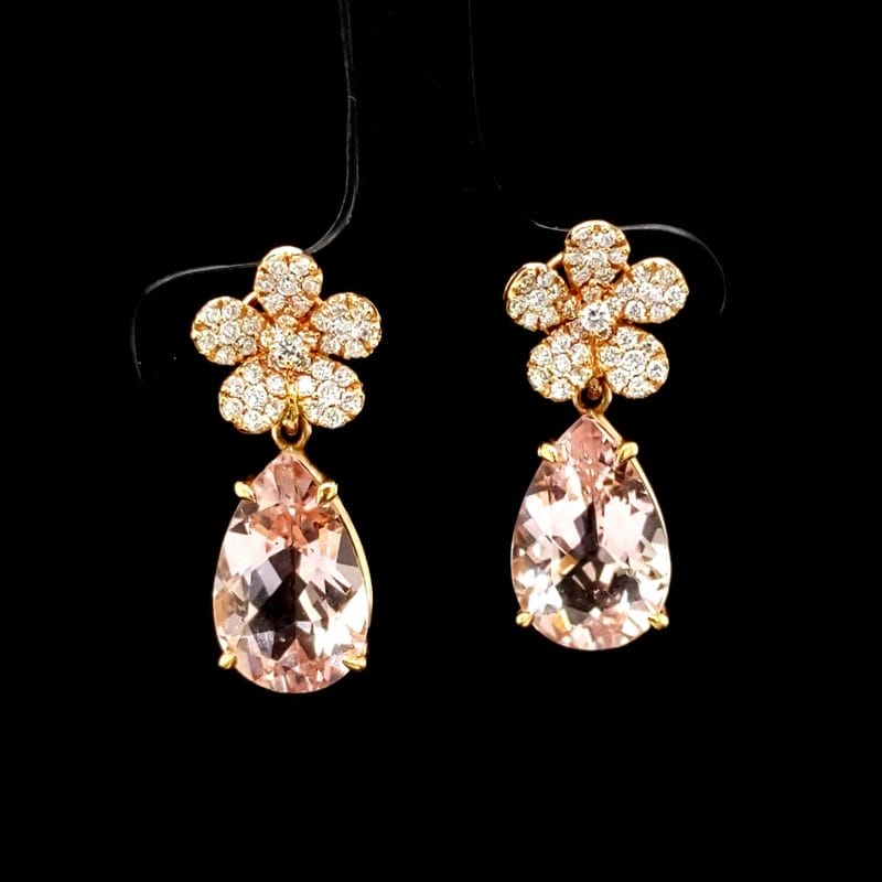 Morganite Earrings