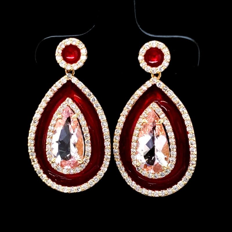 Morganite Earrings