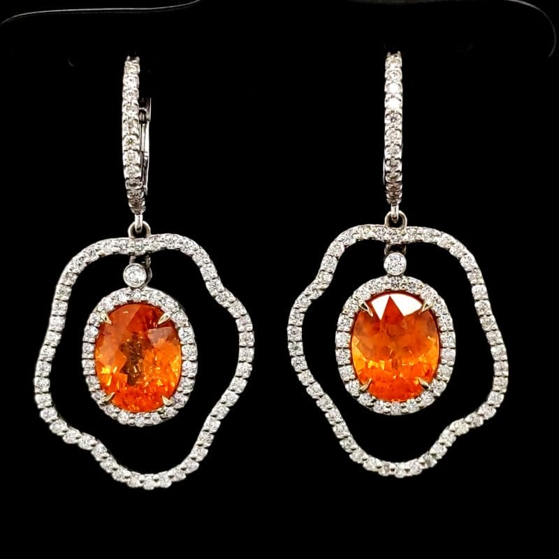 Spessartite Earrings
