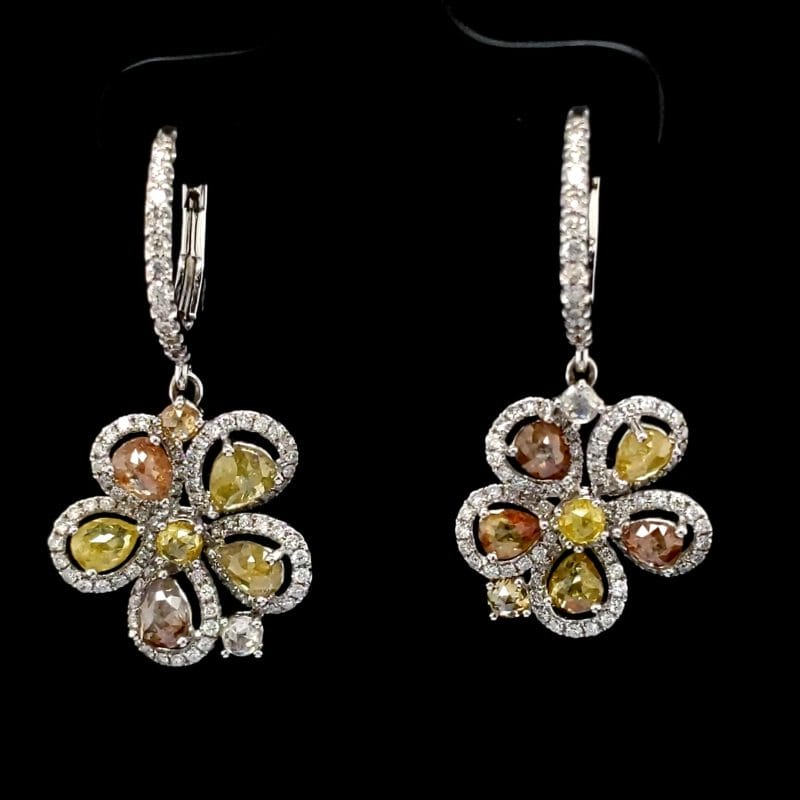 Fancy Color Diamond Earrings