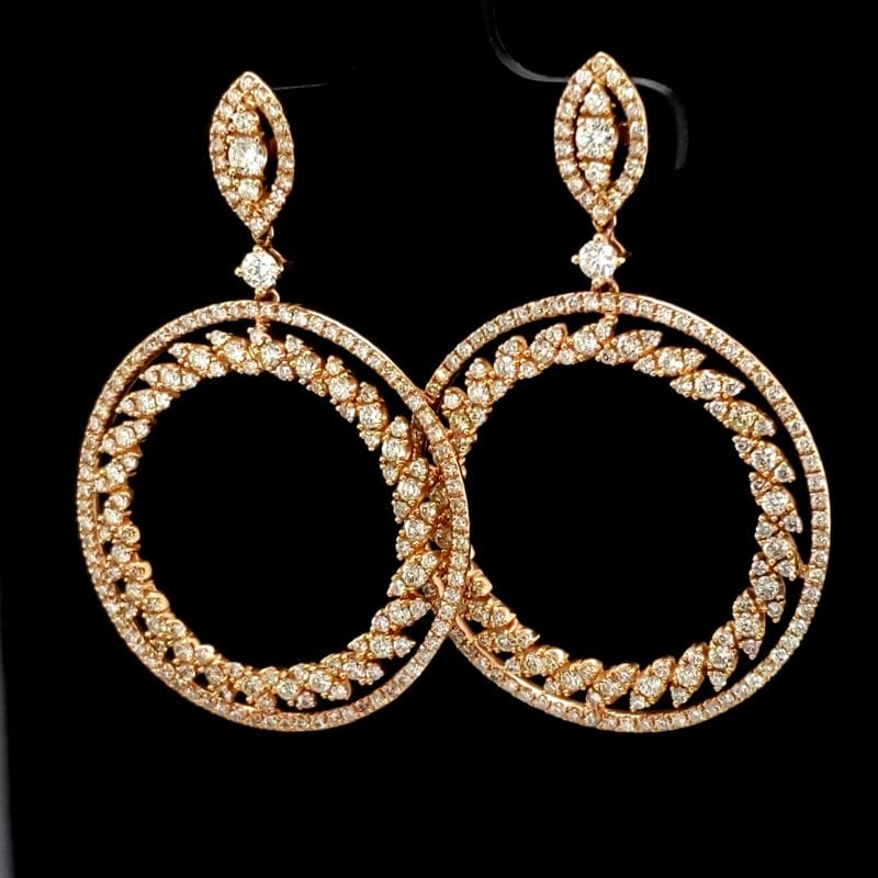 'Circles' Diamond Earrings