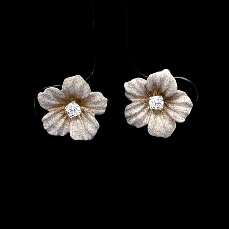 Flower Diamond Earrings