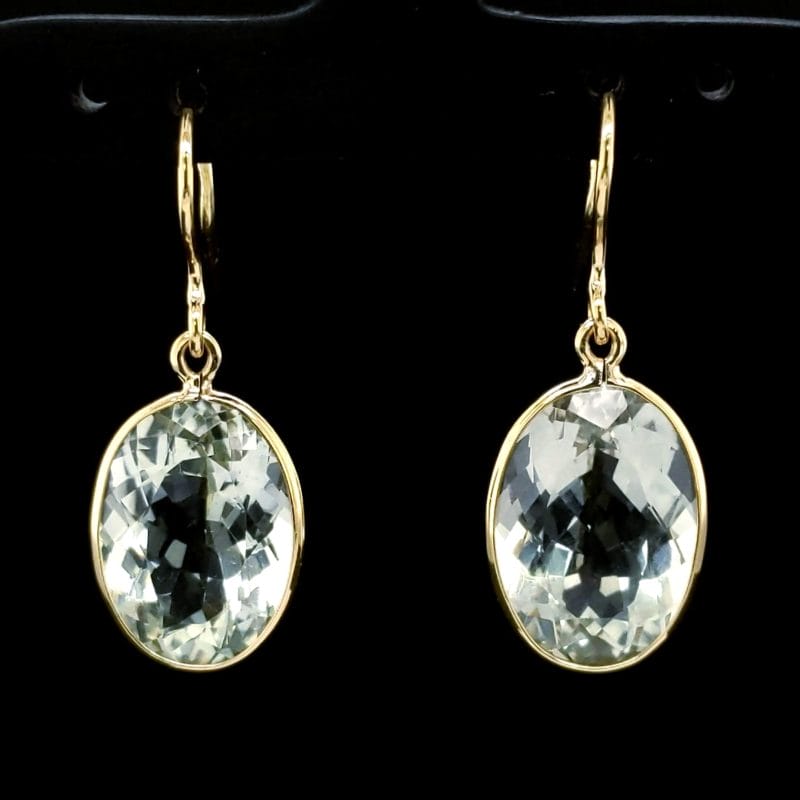 Prasiolite Earrings