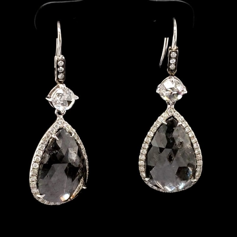 Black Diamond Earrings