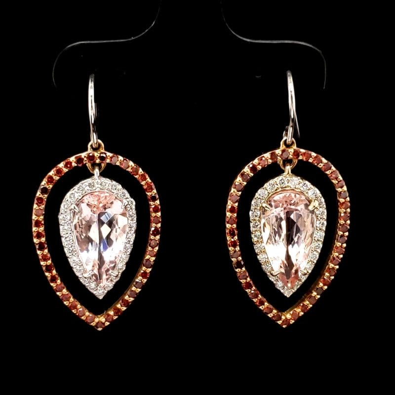Morganite Earrings