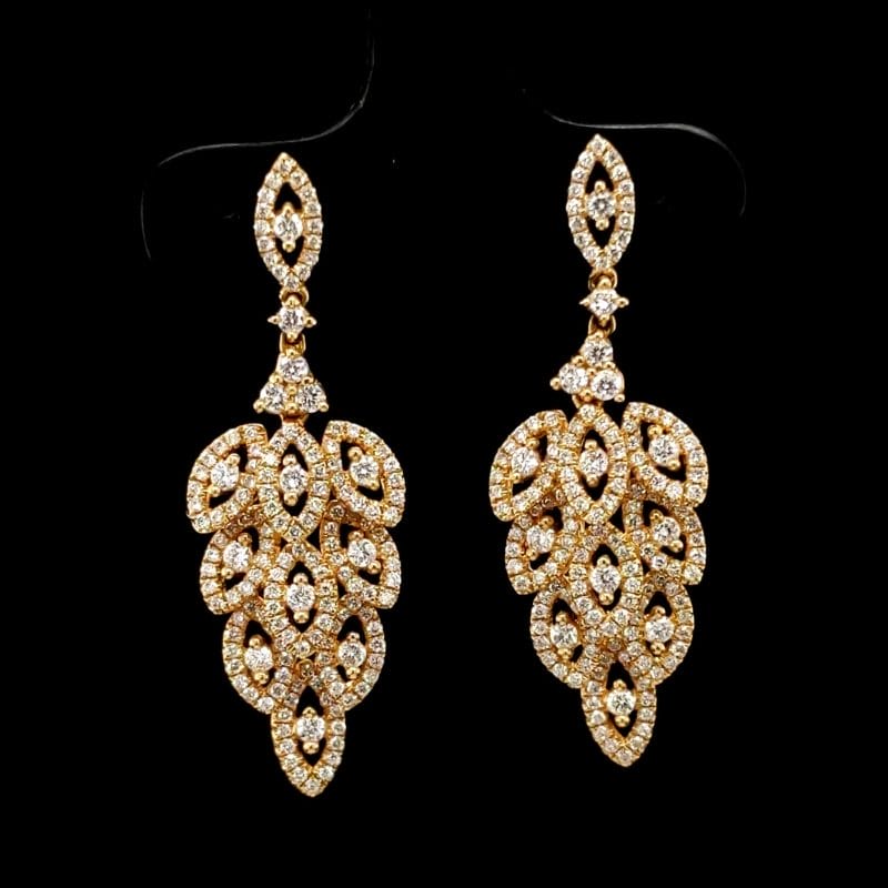 Diamond Chandelier Earrings