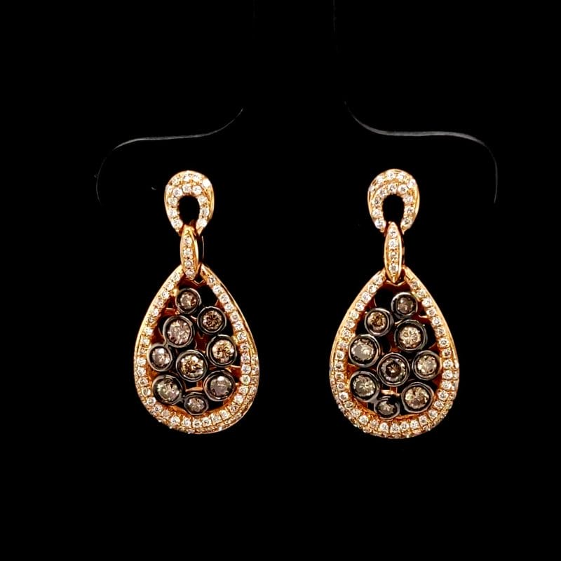 Chocolate Diamonds Earrings