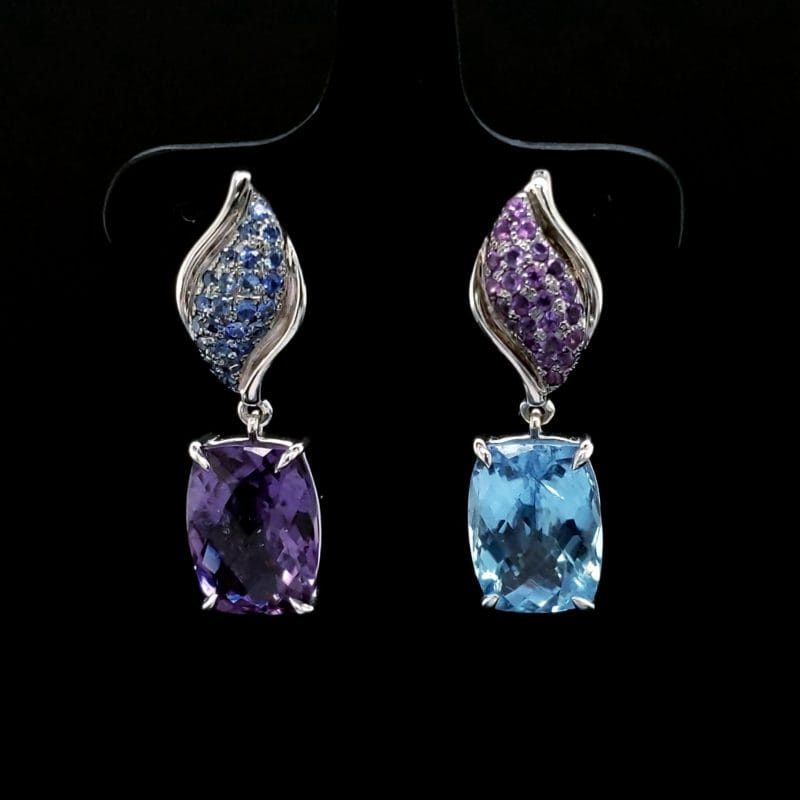 Natural Tourmaline Earrings