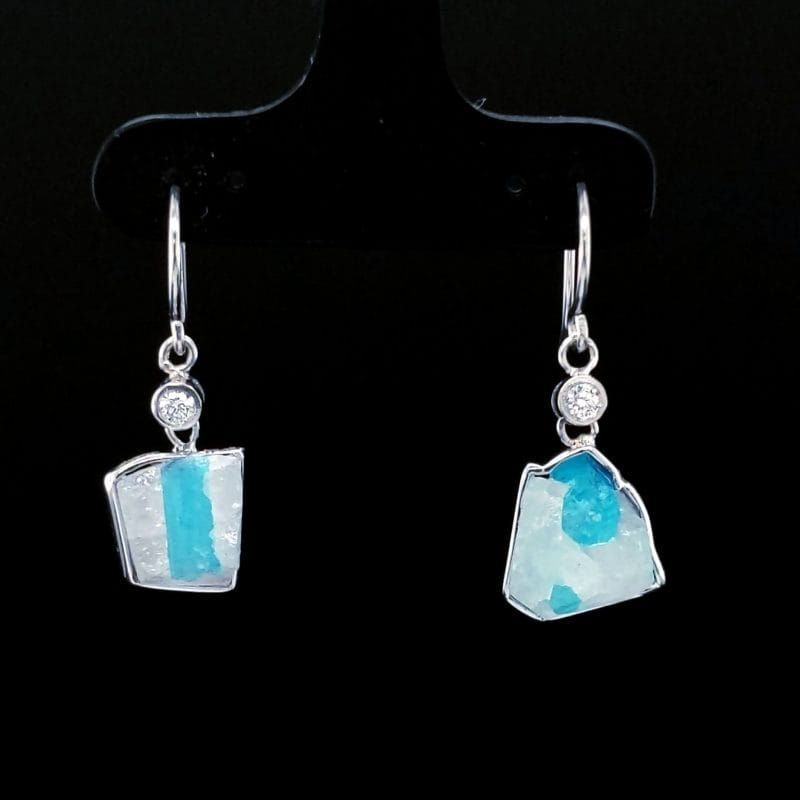 Paraiba Specimen Earrings
