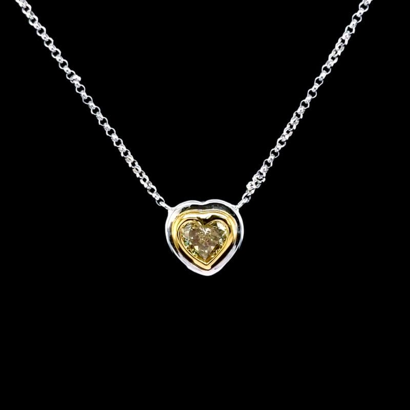 Yellow Diamond Necklace