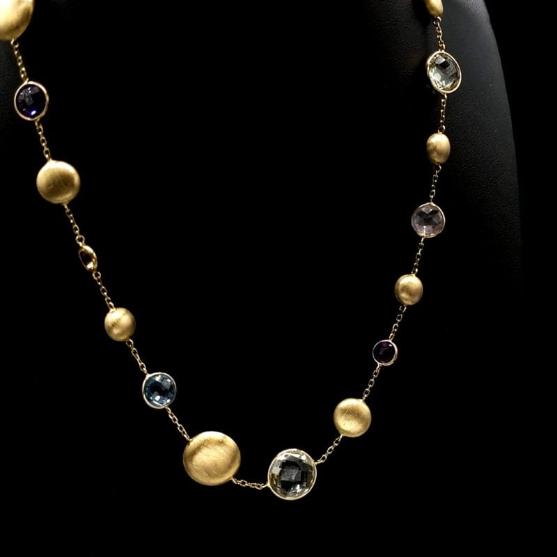 Colored Quartz Necklace