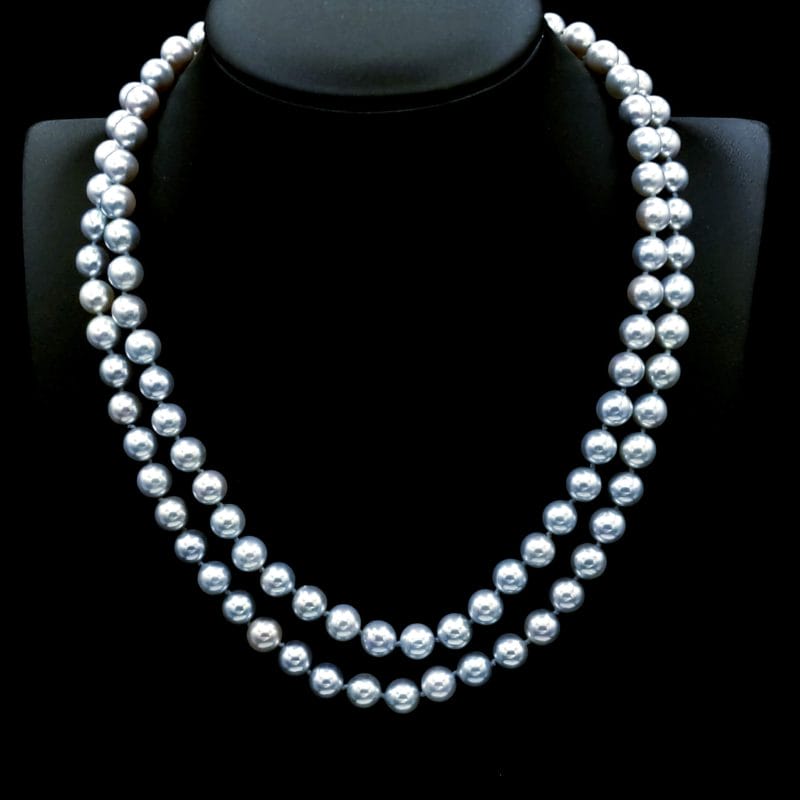 "Blue" Akoya Pearl Necklace