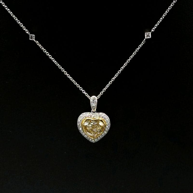 Yellow Diamond Pendant