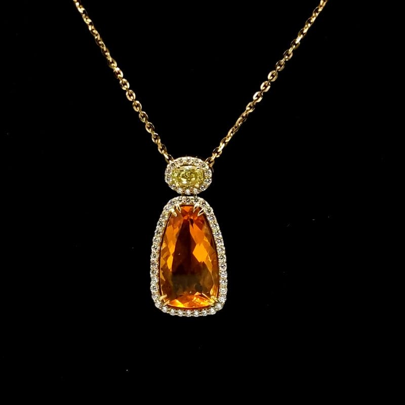 Fire Opal Pendant