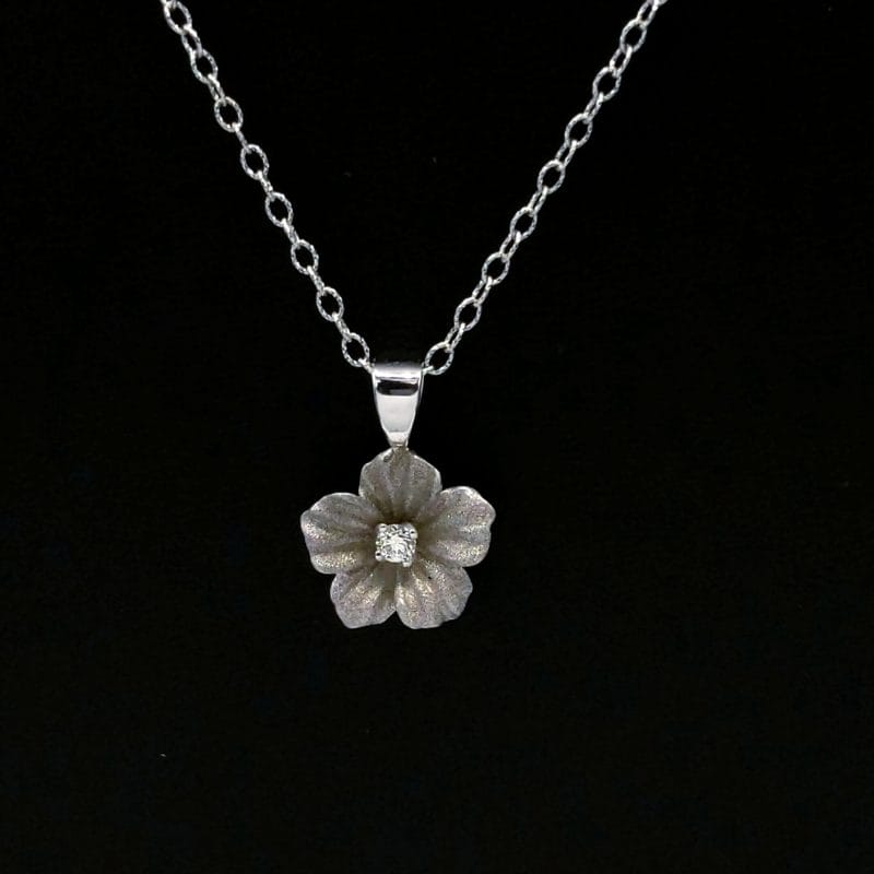 Flower Diamond Pendant