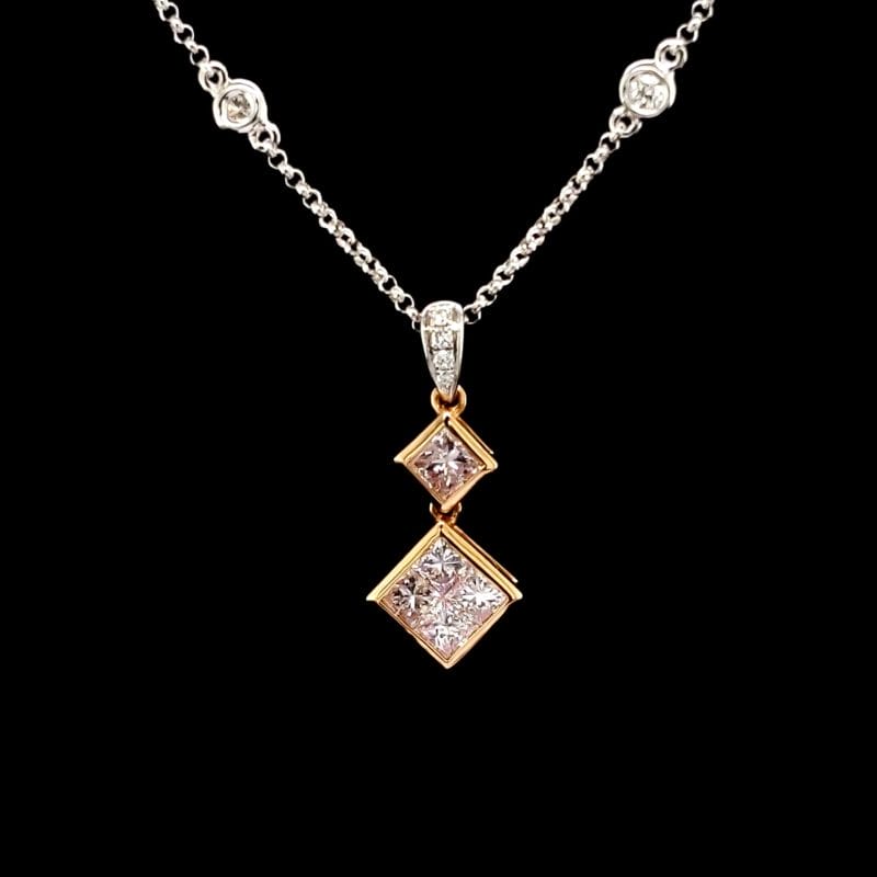 Pink Diamond Pendant