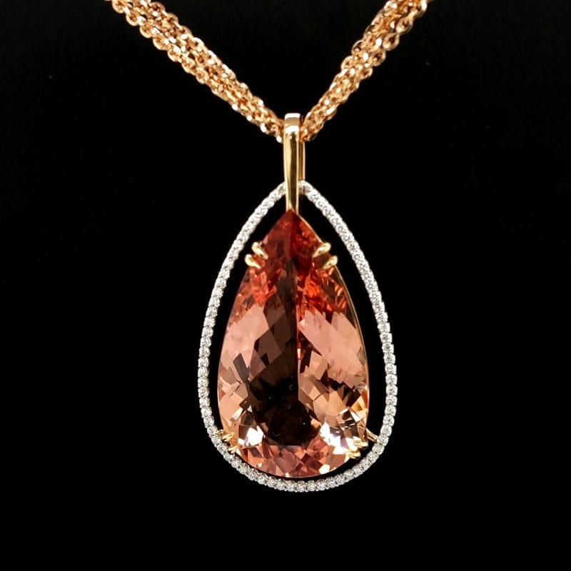 Romantic Morganite Pendant