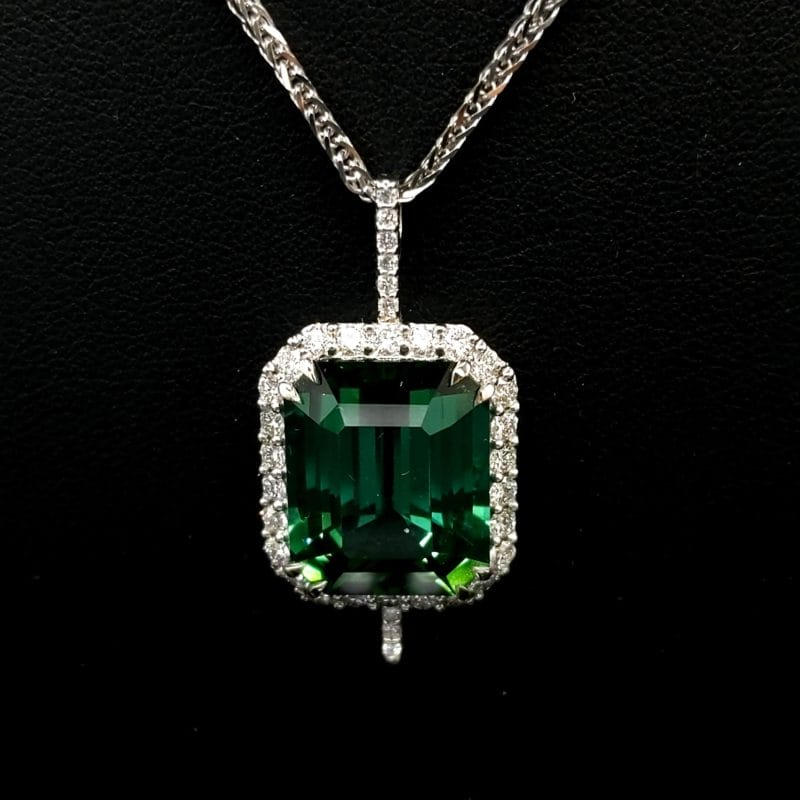 Green Tourmaline Pendant