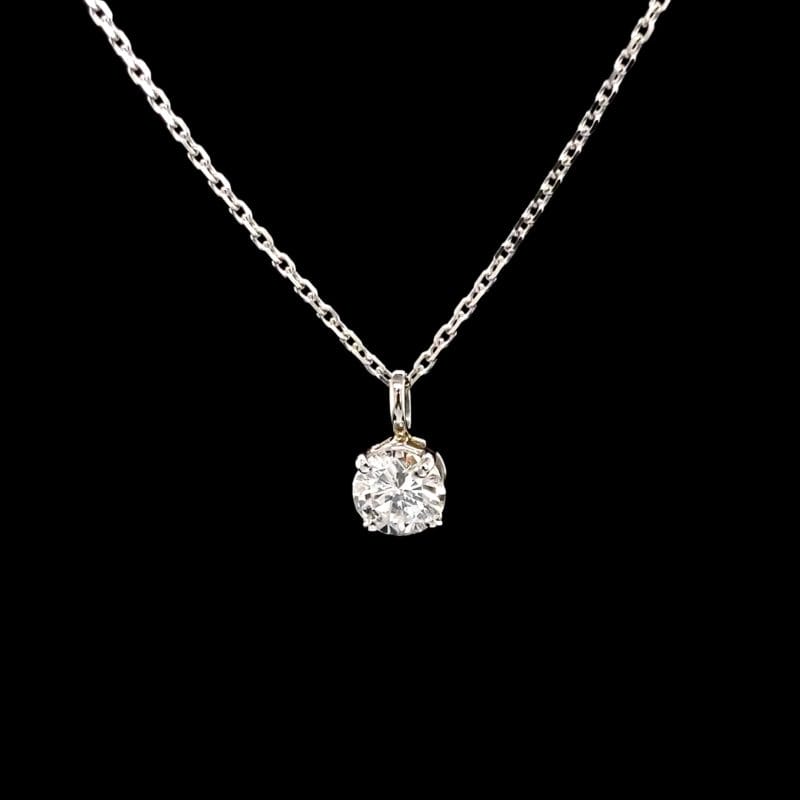 Solitaire Diamond Pendant