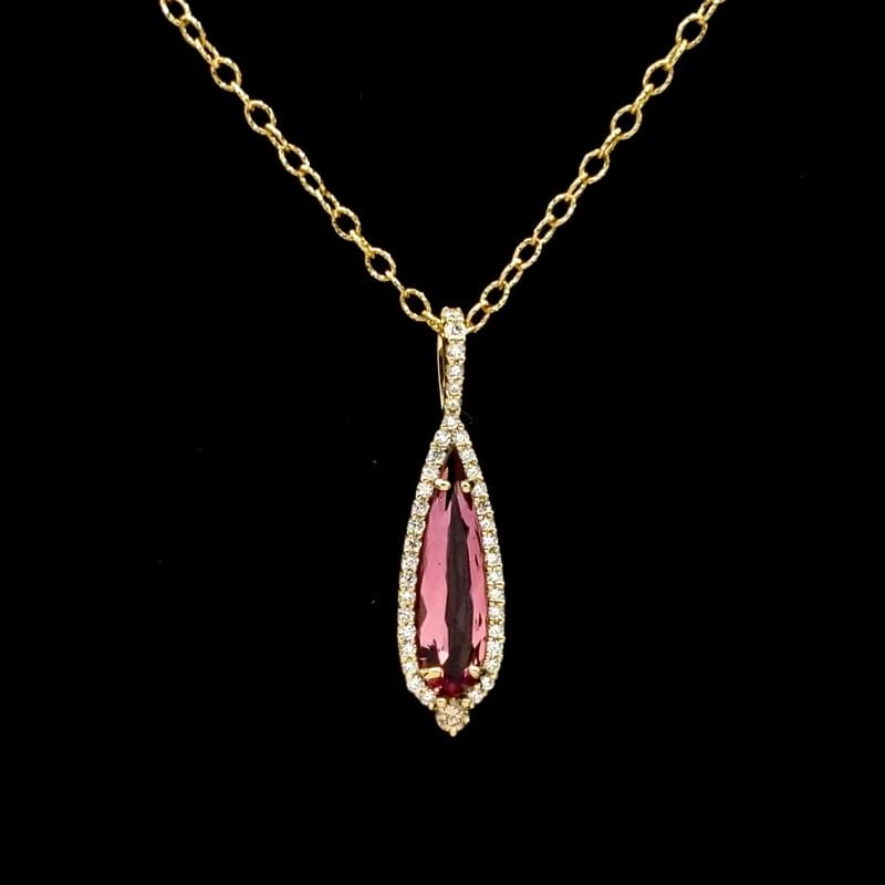 Pink Tourmaline Pendant
