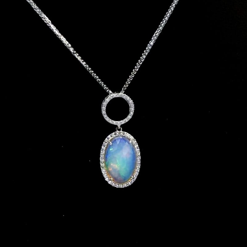 African Opal Pendant