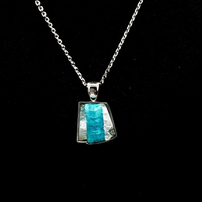 Paraiba Crystal Pendant