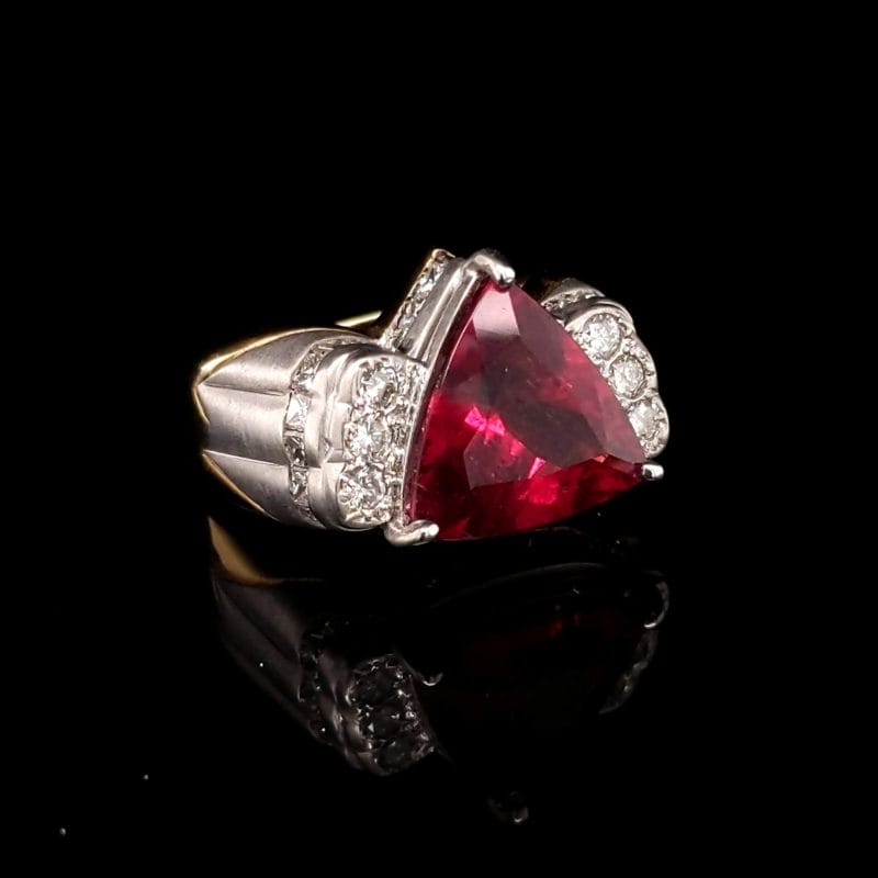 Rubellite Tourmaline Ring