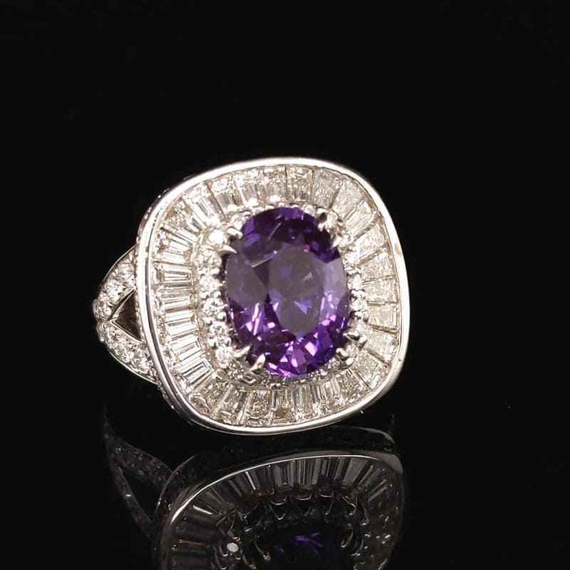 Purple Sapphire Ring