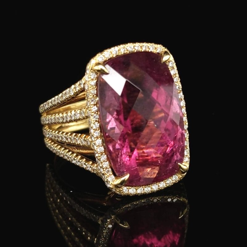 Rubellite Ring