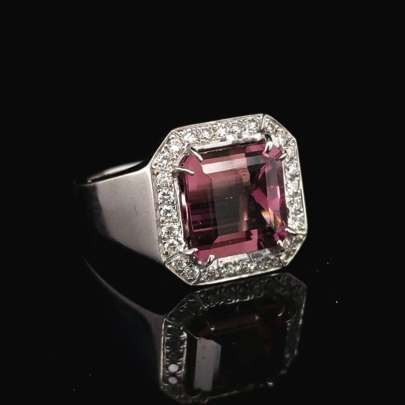 Pink Tourmaline Ring